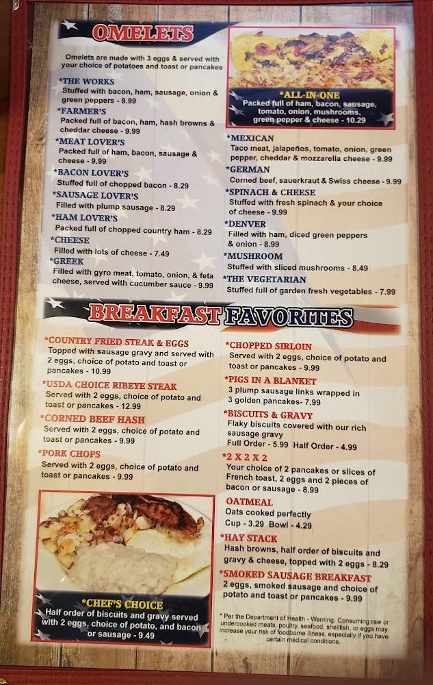 American Table Family Restaurant of Princeton Menu image 3